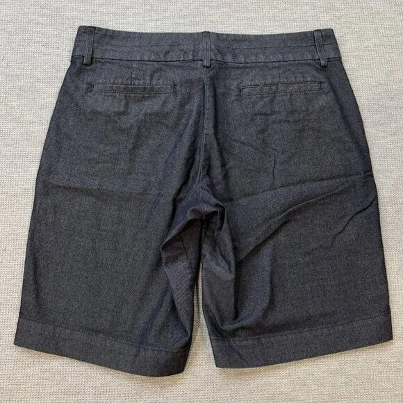 Lee Womens Blue Just Below The Waist Bermuda Style Shorts High Rise Size 12M - Picture 2 of 12